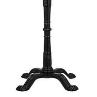 Distributeur de bonbons vintage noir Kwang Hsieh 15 pouces avec support en alliage d'aluminium et globe en verre, capacité de 5 lb, vente en gros, usine OEM