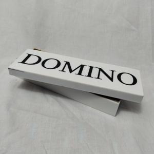 Caja de Almacenamiento para Dominó Contemporánea en Acabado Blanco, Estuche Organizador de Dominó de Madera Sólida para el Hogar, la Oficina y como Regalo - Product Image 1