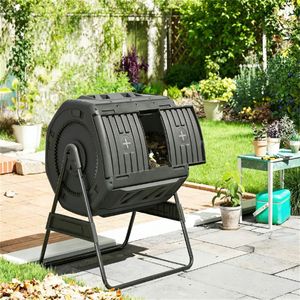Composter Nero da Esterno per Compostaggio con Aeratori - Product Image 1