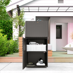 Outdoor <b>Storage</b> Solution Rack Cabinets <b>Lockers</b> Rolling Wardrobe - Product Image 4