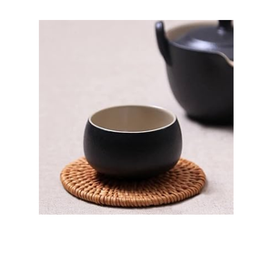 Rattan Coaster <b>Placemat</b> With Holder Dining Insulated Woven Basket BOHO Rattan Coaster Top Price - Product Image 2