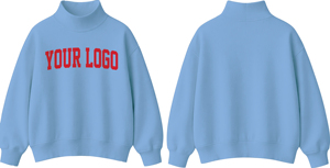 Sudadera de cuello alto para hombre, mezcla de algodón, tacto suave, comodidad para el día a día - Product Image 2