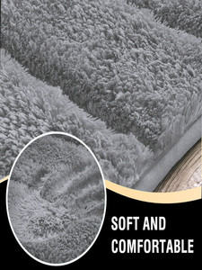Alfombra de baño de microfibra ultra suave, moderna, clásica, personalizada, de gran venta, gruesa, absorbente y antideslizante. - Product Image 4