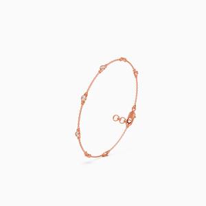 0.47 Ct Lab Grown Diamond Everyday Wear Diamond Shine Bracelet In 9K Yellow White And Rose <b>Gold</b> - Product Image 1