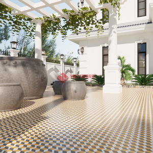 กระเบื้องด้านนอกขนาด190x190มม. สำหรับงานหนักตกแต่งด้วยอิฐเลียนแบบ - Product Image 4