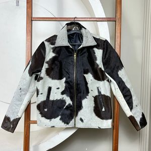 แจ็กเก็ตสั้นหนังวัวแท้สำหรับผู้หญิงแจ็กเก็ตมอเตอร์สำหรับขี่มอเตอร์ไซค์ให้ความอบอุ่นดีไซน์ใหม่ล่าสุด - Product Image 4