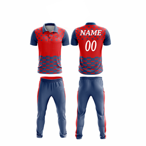 High Quality Custom Sublimated Cricket Uniforms Jerseys Trousers for Men-100% Polyester Breathable Quick Dry Custom Team Colors - Product Image 1