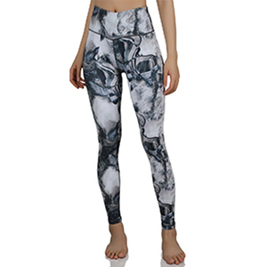 Leggings Estampados de Cintura Alta para Mujer, Ropa Deportiva Elástica para Yoga, Sublimación, Tejido de Punto, Spandex, Poliéster - Product Image 1