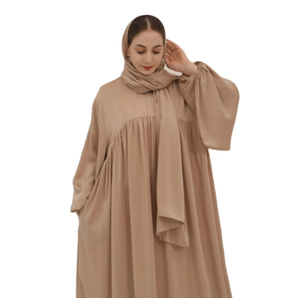 Abaya élégante, production OEM, vêtements légers et modestes pour collections de mode de luxe et chaînes de vente au détail - Product Image 2