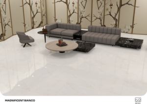 Carreaux de porcelaine brillants, élégants et de qualité supérieure, format 600x1200, grand format, pour la décoration intérieure - Product Image 4