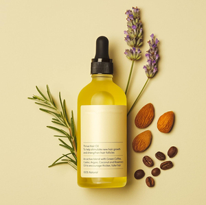 Huile de croissance capillaire multi-mélanges à l'argan, à l'amande et au baobab Améliore l'épaisseur des cheveux Améliore le flux sanguin Répare les follicules - Product Image 6
