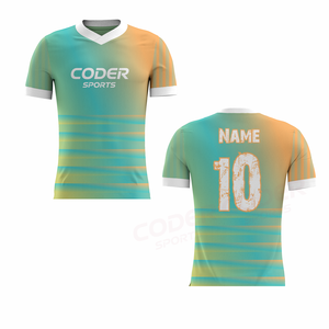 Uniformes de Fútbol con Sublimación Completa de Diseño Personalizado, OEM ODM, Logotipo Personalizado, Poliéster que Absorbe la Humedad, para Pedidos al por Mayor Globales - Product Image 3