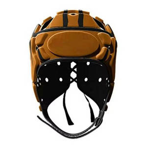 Casco Protector de Fútbol Americano DUAL SPORT, de Cuero PU, para Adultos, Unisex, con Acolchado Suave, Protección UV, hasta 7 Ventilaciones - Product Image 3