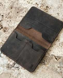 Couverture de carnet A5 en cuir vintage fait main, résistante, anti-odeur, protection, étui pour journal, rechargeable, pour le bureau LNBC-0065 - Product Image 2