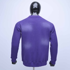 Sweat-shirt pour homme en molleton de coton tricoté de haute qualité, col rond, impression personnalisée, respirant, pour la gym et le sport - Product Image 3