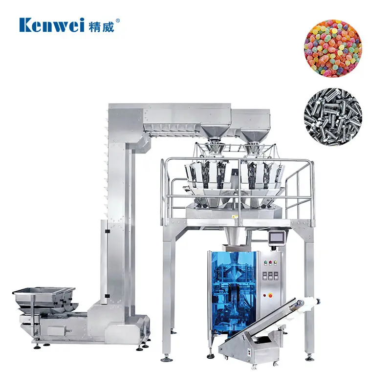 High Speed Automatic French Fries Candy Chips Crisps Packing Machine For Potato Chips