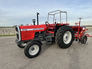 รถแทรกเตอร์ล้อยางสำหรับการเกษตร Massey Ferguson MF 375 ประสิทธิภาพสูง ขับเคลื่อน 4 ล้อ 20 แรงม้า สภาพเครื่องยนต์ดีเยี่ยม ราคาพิเศษ - Product Image 3