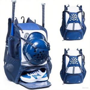 Sac de sport léger Bagnex pour batte de baseball et softball, avec compartiment à chaussures, pour jeunes, filles et adultes, sac de transport portable pour équipement - Product Image 2