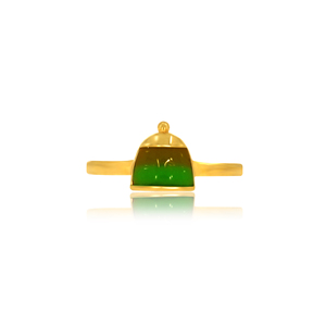 An Ombre Bell <b>Kids</b> Gold <b>Ring</b> The Verdant Halo of Eternal Grace Sovereign Enchantment of the Sunlit Arc The Gilded Ember Circlet - Product Image 2