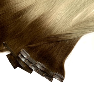 คลิปต่อผมแบบซ่อนเร้น ผมแท้แบบ Double Drawn Remy  ไร้รอยต่อ  ขายส่ง ผมเวียดนามธรรมชาติ  จัดเรียงเกล็ดผม - Product Image 3