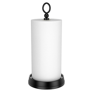 Modern Stainless Steel Paper Towel Holder Stand Free Standing Kitchen Roll Dispenser for Countertop Organization - Product Image 4
