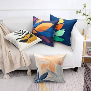 Nouvelle conception, housses de coussin carrées 100% coton avec finition en tissu tissé pour la décoration du canapé et de la chambre - Product Image 3