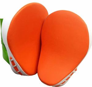 Manoplas de enfoque de cuero para boxeo Muay Thai MMA Kick Boxing Punzonado Entrenamiento con almohadillas de enfoque de objetivo manual - Product Image 3