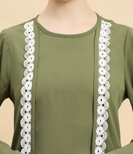Nueva Abaya Tradicional Islámica Negra para Mujer, Estilo Saudí, Primavera 2026, Dubai, Poliéster Transpirable, Largo hasta el Tobillo, Musulmana - Product Image 2
