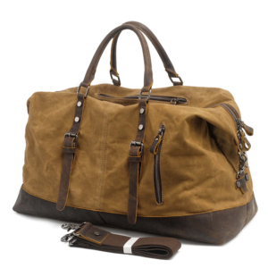 Bolsos de Viaje Impermeables de Cuero Genuino para Hombre y Mujer, Bolsa de Viaje Personalizada, Equipaje Unisex Elegante de Alta Calidad al por Mayor - Product Image 1