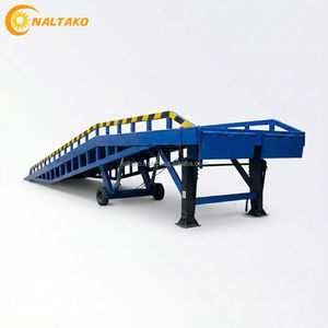 Rampe de chargement manuelle pour conteneurs Naltako Mobile 6 tonnes pour opérations de manutention par chariot élévateur, capacité 6t, rampe de chantier - Product Image 5