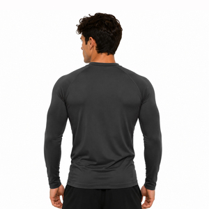 Camiseta de Compresión de Manga Larga para Hombre, Transpirable, de Secado Rápido, para Atletismo, Running, Gimnasio, Entrenamiento, MMA - Product Image 3