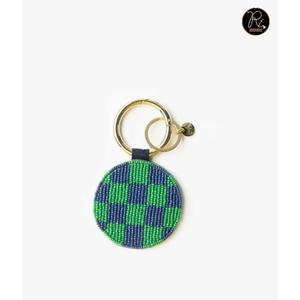 Handmade Cowboy Boot Beaded Keychain Western Style Bead Embroidered Key Ring <b>Bag</b> <b>Charm</b> Cute Purse Accessory - Product Image 4