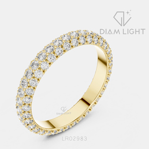 Bague de fiançailles en or blanc 14 carats avec diamant de laboratoire rond de 1,512 carats, certifié IGI, couleur F+, clarté VS+, bague de promesse pour femme - Product Image 6