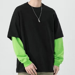 เสื้อยืดสั่งทำพิเศษสองชั้น ดีไซน์มีสไตล์ไม่ซ้ำใคร เนื้อผ้านุ่มสบาย ใส่ได้ทั้งผู้ชายและผู้หญิง สตรีทแวร์ลำลอง ใช้ได้ทุกวัน - Product Image 2