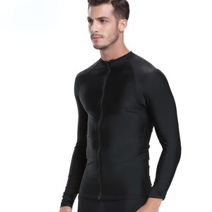 Nouvelle conception 2026 – Veste de bain homme à manches longues avec fermeture éclair frontale, anti-UV, séchage rapide, pour la plongée et le surf, personnalisable - Product Image 6
