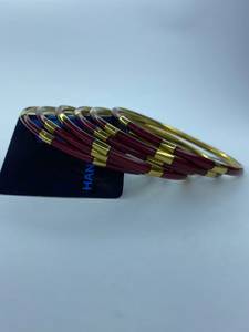 Designer <b>Resin</b> Brass Bangles Ethnic Style Party Occasion Women's Wholesale Supplier Handforge Global Impex Brand - Product Image 2