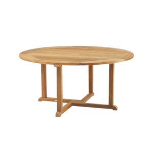 Table à manger rectangulaire en teck massif de qualité supérieure, finition naturelle, mobilier de jardin pour projets hôteliers, vente en gros - Product Image 1