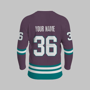 OEM Vente de gros Maillot de hockey personnalisé Maillots de hockey sur glace de style classique pour jeunes Vente en gros Vêtements de sport de haute qualité entièrement brodés - Product Image 5