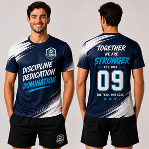 Custom Athletic Team <b>TShirts</b> For Clubs Schools Sportswear Uniform Logo Printed Quick Dry Tee Manufacturer Wholesale Supplier OEM - Product Image 1