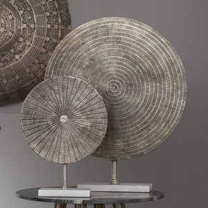 Objetos Decorativos Metálicos Contemporáneos Abstractos, Esculturas Ideales para Decoración de Hogar de Primera Calidad, Estantes, Mesas y Consolas - Product Image 5