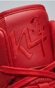 รองเท้ามวยปล้ำผู้ชาย KLTW INT'L รุ่นหุ้มข้อสูง สีดำ หนัง PU ด้านบน บุตาข่าย พื้นยาง สำหรับฝึกซ้อมต่อสู้ ออกกำลังกายในยิม และฝึกซ้อมในเวทีมวย - Product Image 6