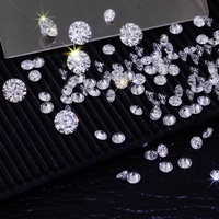 Diamant synthétique CVD de haute qualité 6,5 mm 1 carat, certifié IGI, couleur D, pureté VVS1, cultivé pour la fabrication de bijoux