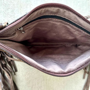 Nouveau style, prix raisonnable, sacs à la mode, deux sangles, imperméable, haute qualité, vente en gros, sac à main en cuir de vache véritable pour femmes - Product Image 4