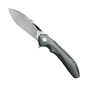 Couteaux pliants professionnels avec lame large en acier, fente d'ouverture au pouce et manche en métal profilé pour un transport quotidien - Product Image 3
