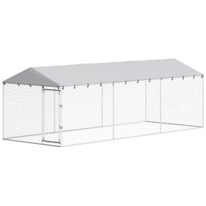 Cuccia e Gabbia per Cani da Esterno in Argento, Casette e Mobili per Animali Domestici - Product Image 5