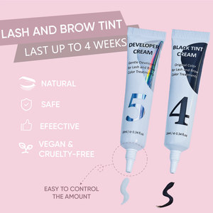 Kit de <span class=keywords><strong>teinture</strong></span> pour sourcils et <span class=keywords><strong>cils</strong></span> semi-permanente à marque privée – Crème professionnelle pour <span class=keywords><strong>cils</strong></span> et sourcils pour salon - Product Image 4