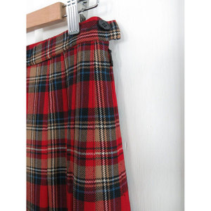 Jupe longue en laine écossaise rouge Royal Stewart pour femme, kilt de haute qualité, best-seller OEM ODM - Product Image 4