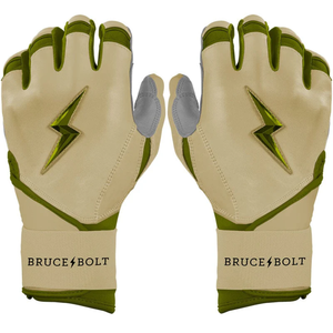 Gants de frappe de baseball en cuir Cabretta personnalisés avec support de poignet à manchette longue pour jeunes et adultes - Product Image 1