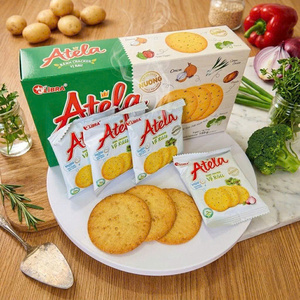 Premium Vegetable Crackers Crunchy Onion Halal Healthy Snack 150g Export OEM Supplier - Product Image 1