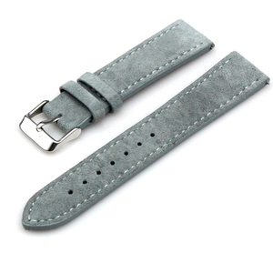 Bracelets de montre en cuir véritable souple, couleur bleue, personnalisables, respirants, design populaire 2026, pour smartwatch - Vente en gros - Product Image 1